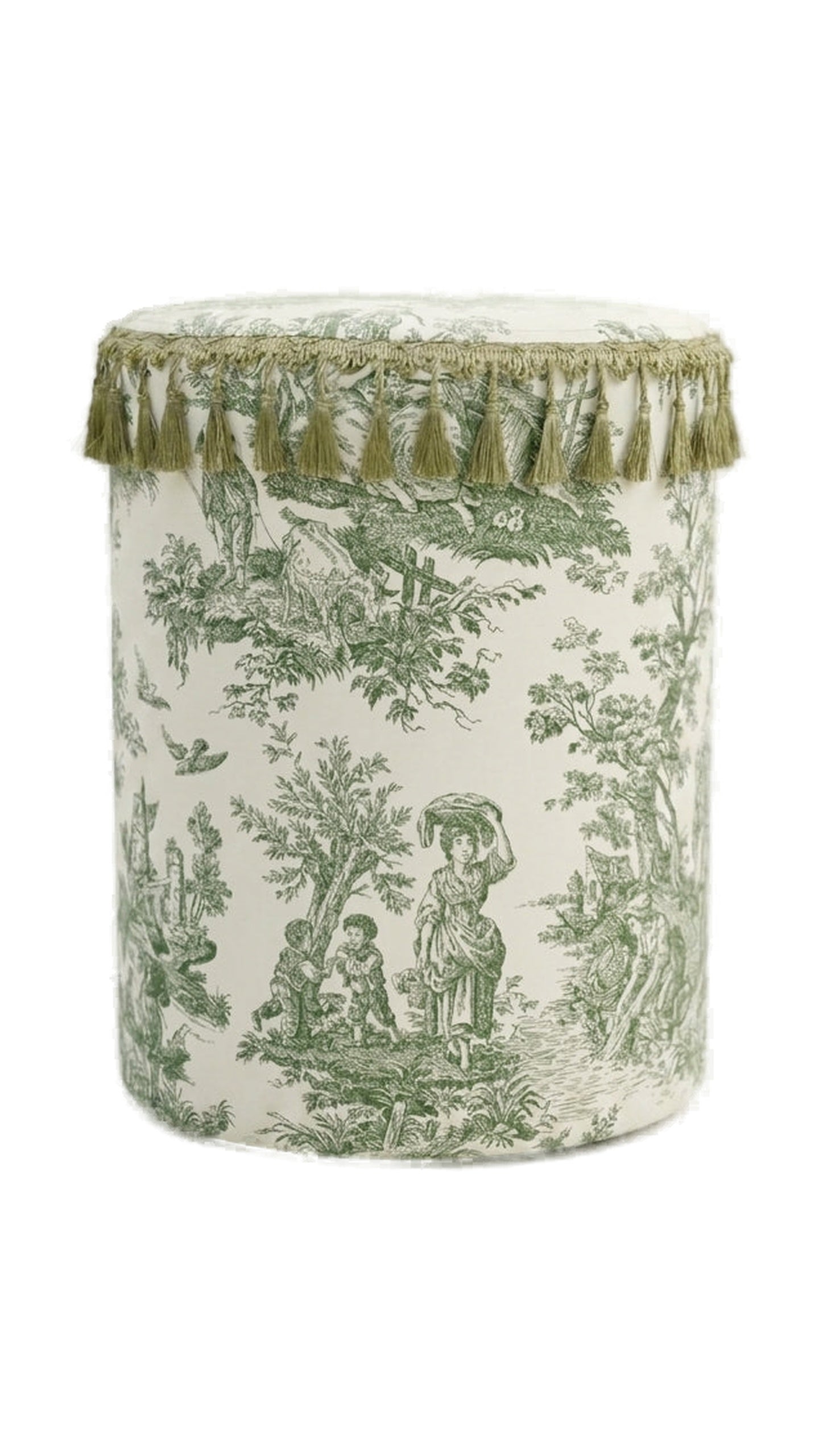 Toile Verde Ottoman