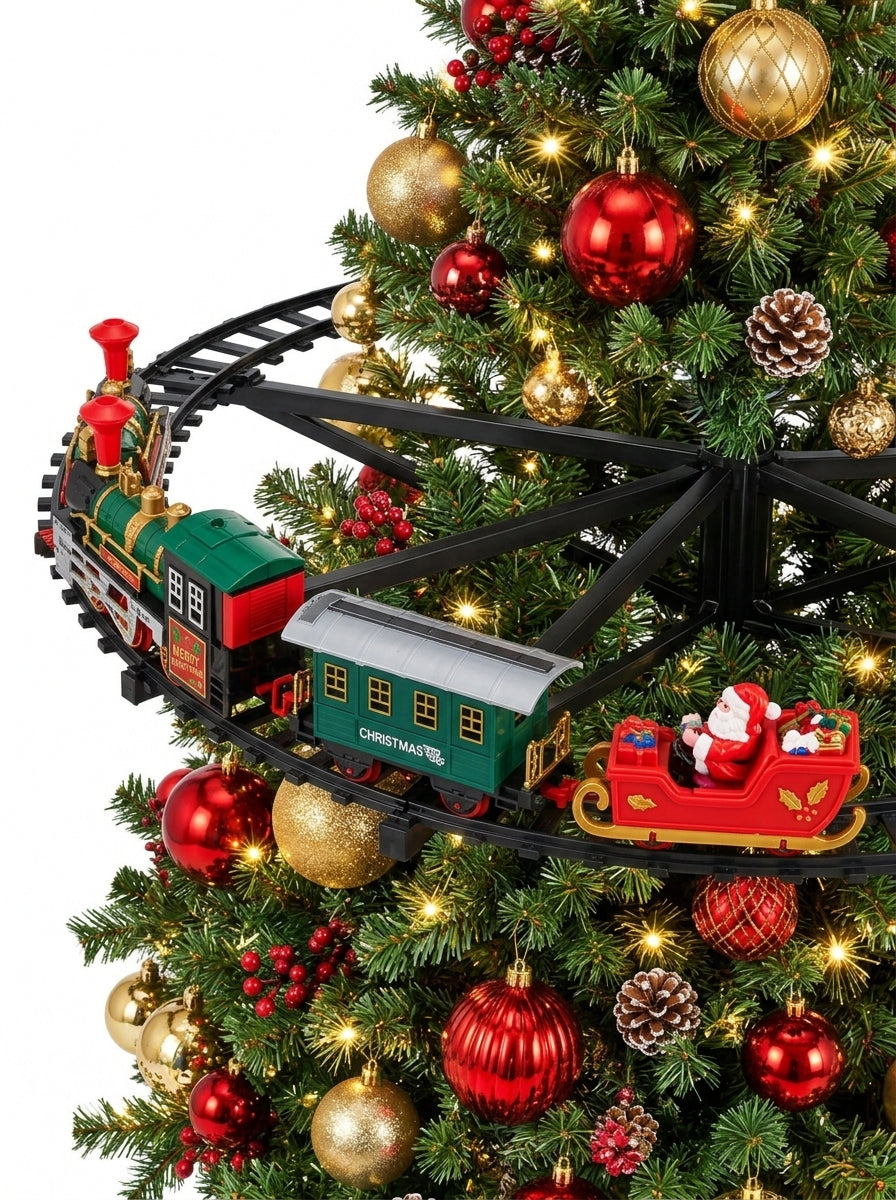 Christmas Express – Işıklı ve Sesli 30 Parça Yılbaşı Ağacı Tren Seti