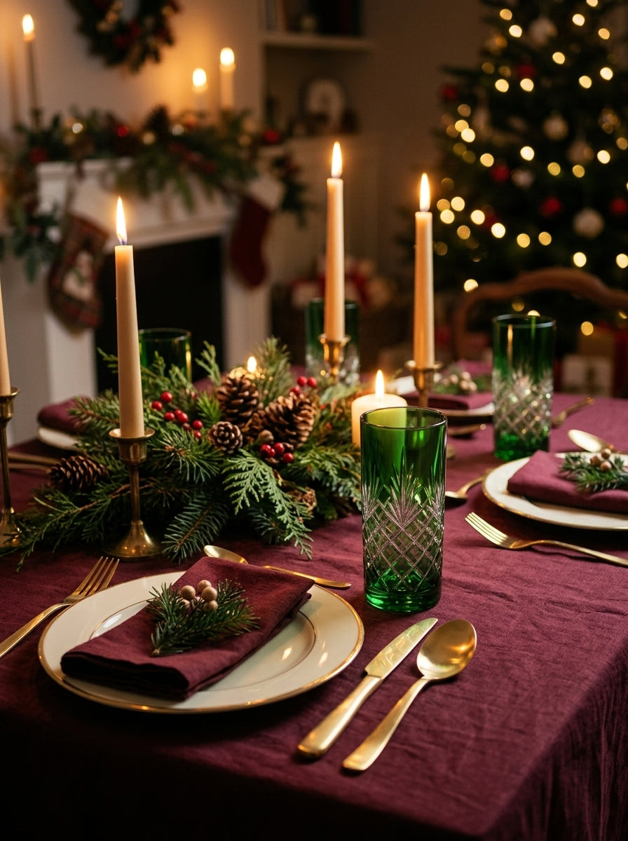 Astor Christmas Emerald Kristal Su Bardağı
