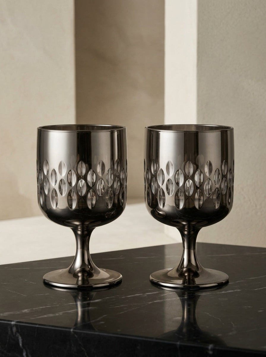 Christmas Classics – Eclat Nova Titanium İkili Kristal Kadeh Seti