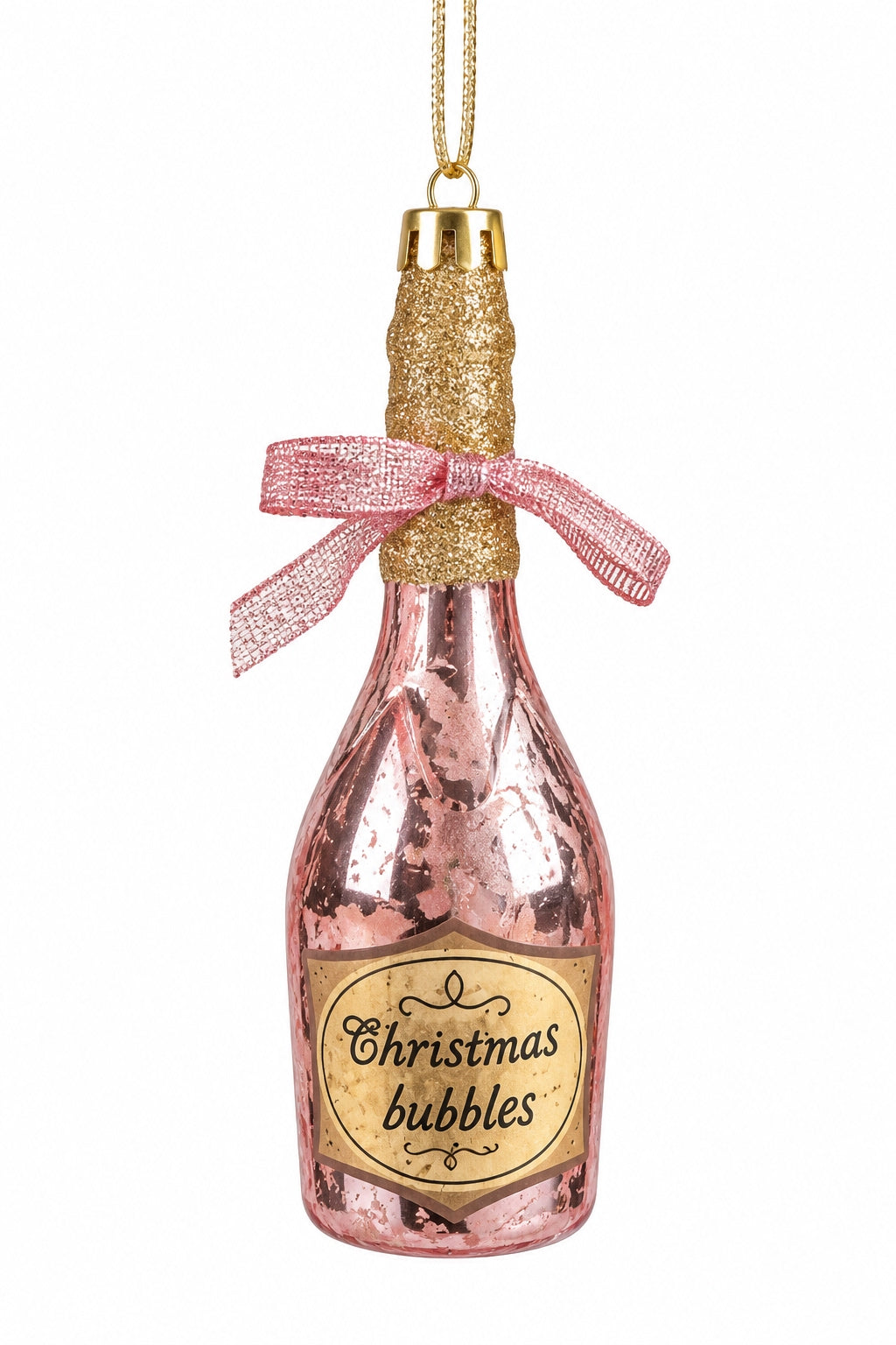 Christmas Bubbles Pink Champagne Yılbaşı Ağaç Süsü