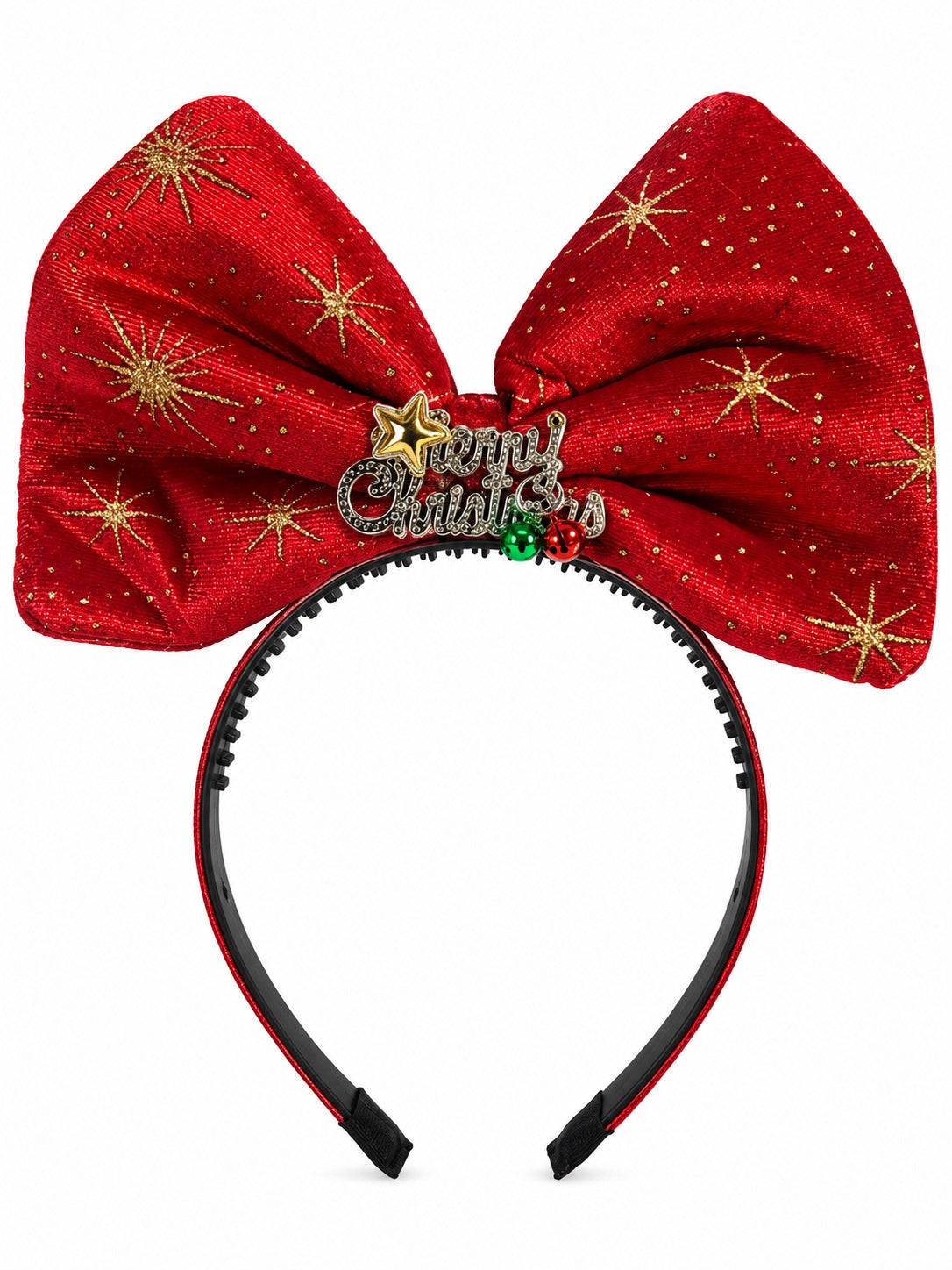 Merry Christmas Red Bow Yılbaşı Tacı