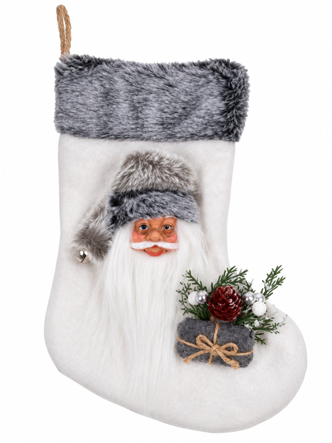 Winter Santa 3D Dekoratif Yılbaşı Çorabı
