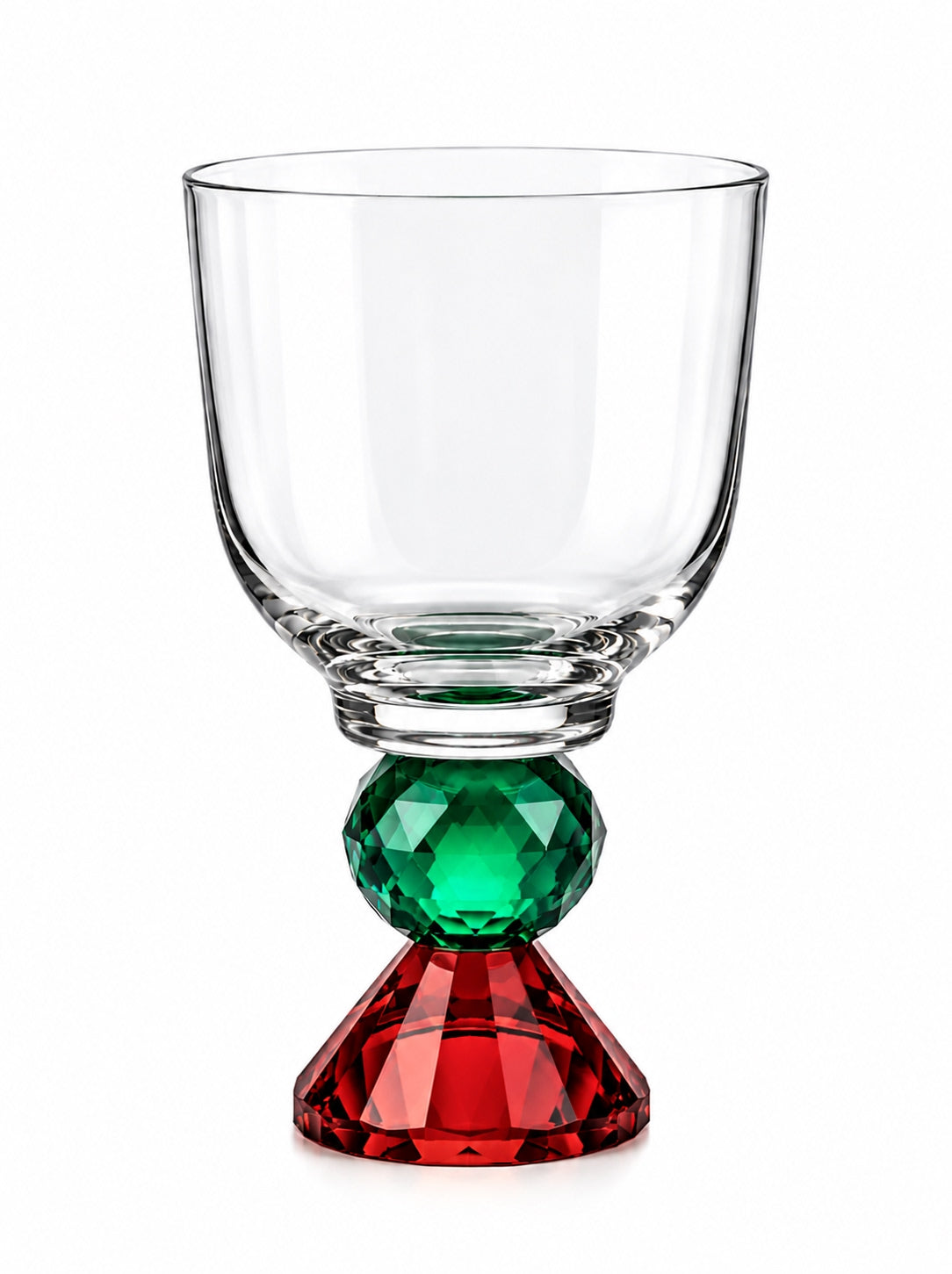 Emerald Ruby Lumi Coupe – New Year's Crystal Glass