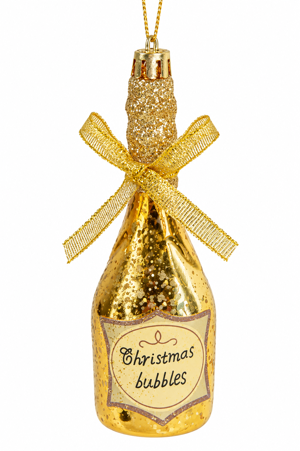 Christmas Bubbles Şampanya Şişesi Yılbaşı Ağacı Süsü