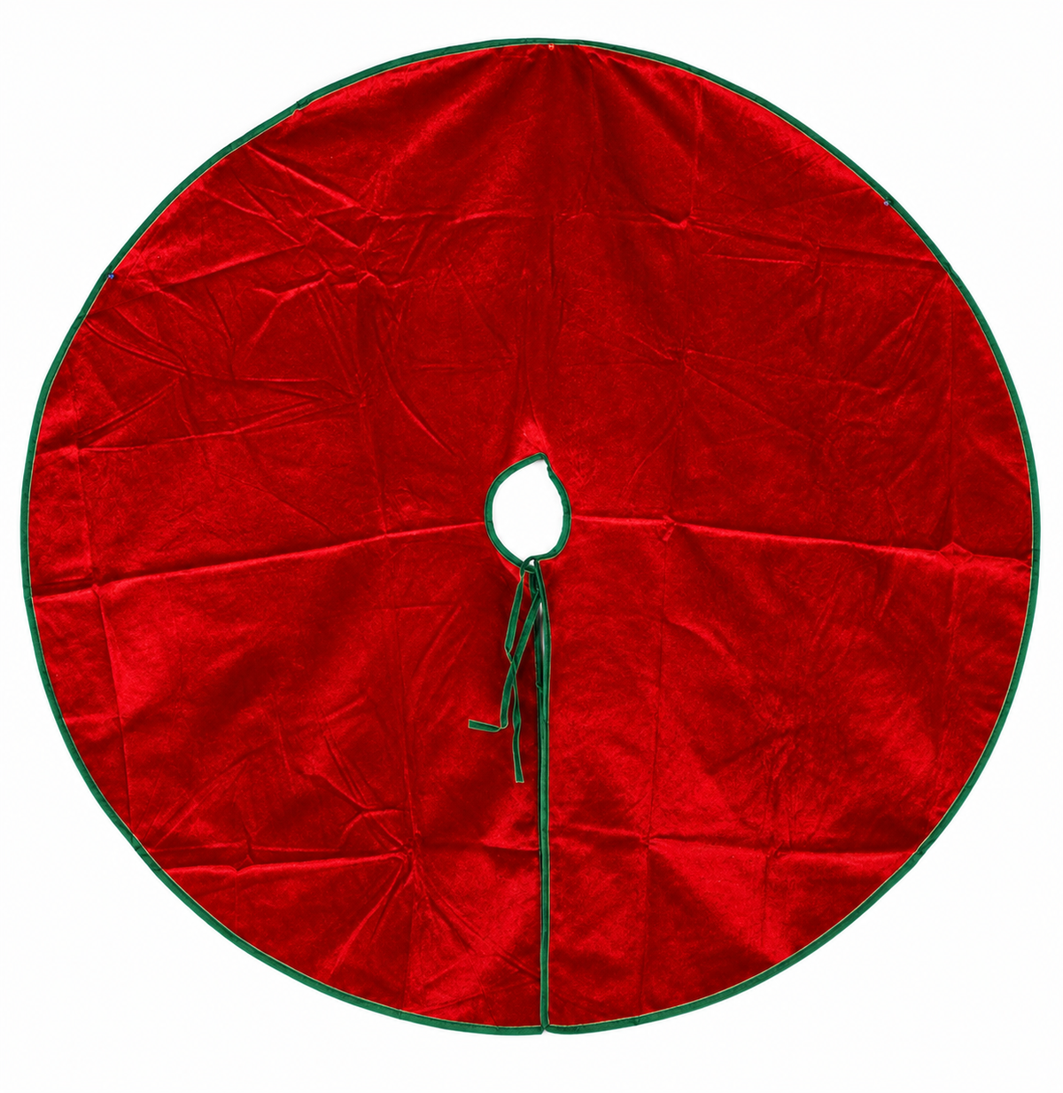 Red Velvet Christmas Kırmızı Yılbaşı Ağacı Alt Örtüsü – 120 CM