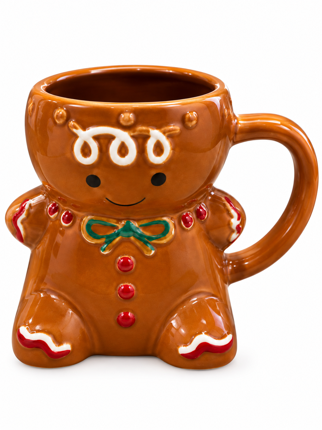 Gingerbread Christmas Magic – 3D Kurabiye Adam Dekoratif Yılbaşı Kupası