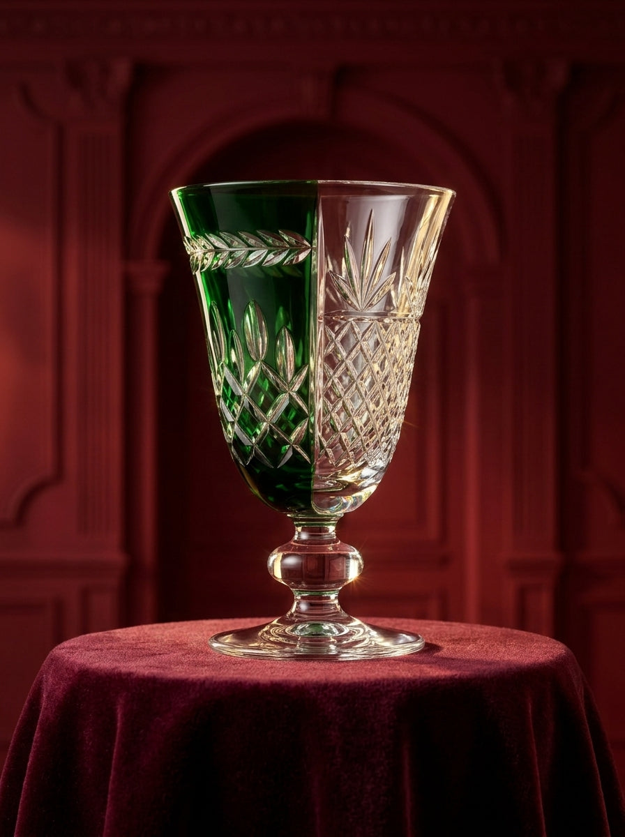 Valmont Christmas Emerald Kristal Kadeh