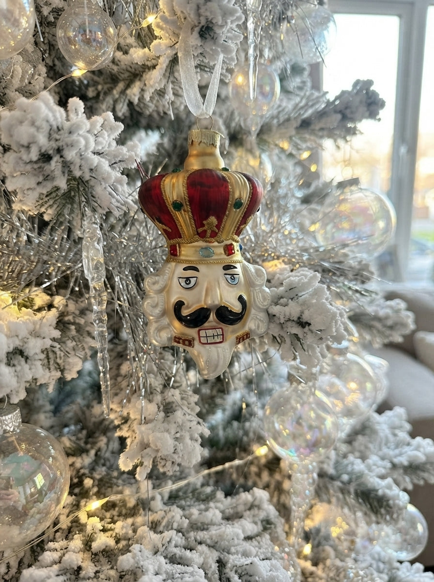Royal Nutcracker Cam Yılbaşı Ağaç Süsü