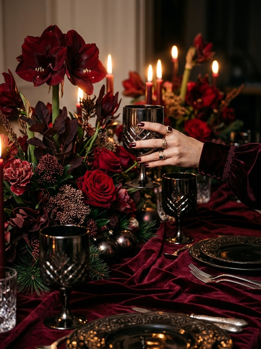 Christmas Classics – Eclat Arc Titanium İkili Kristal Kadeh Seti