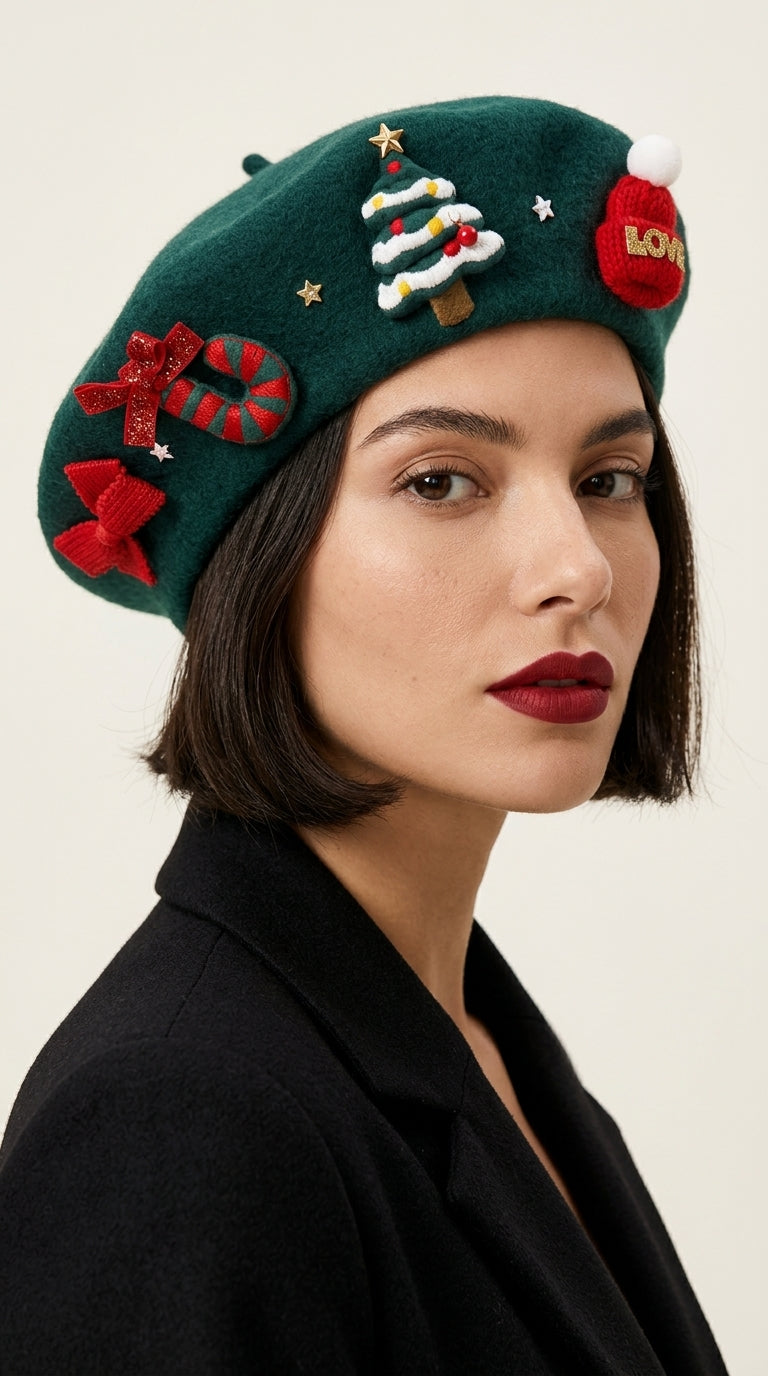 Christmas Love Yeşil Şapka
