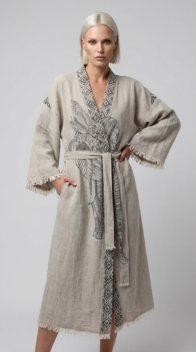 Gri Fil Kimono