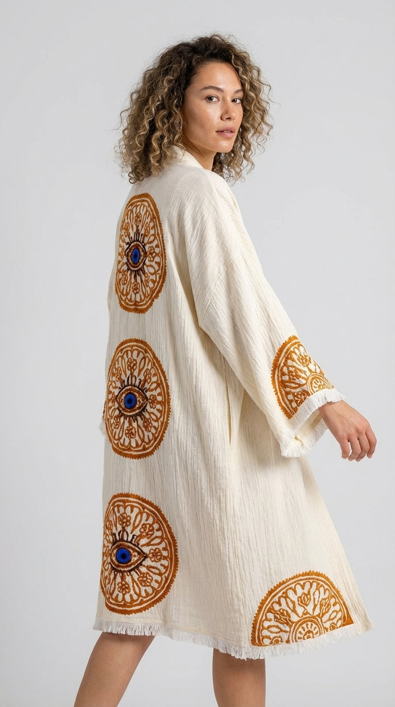 Mandala Eye Kimono