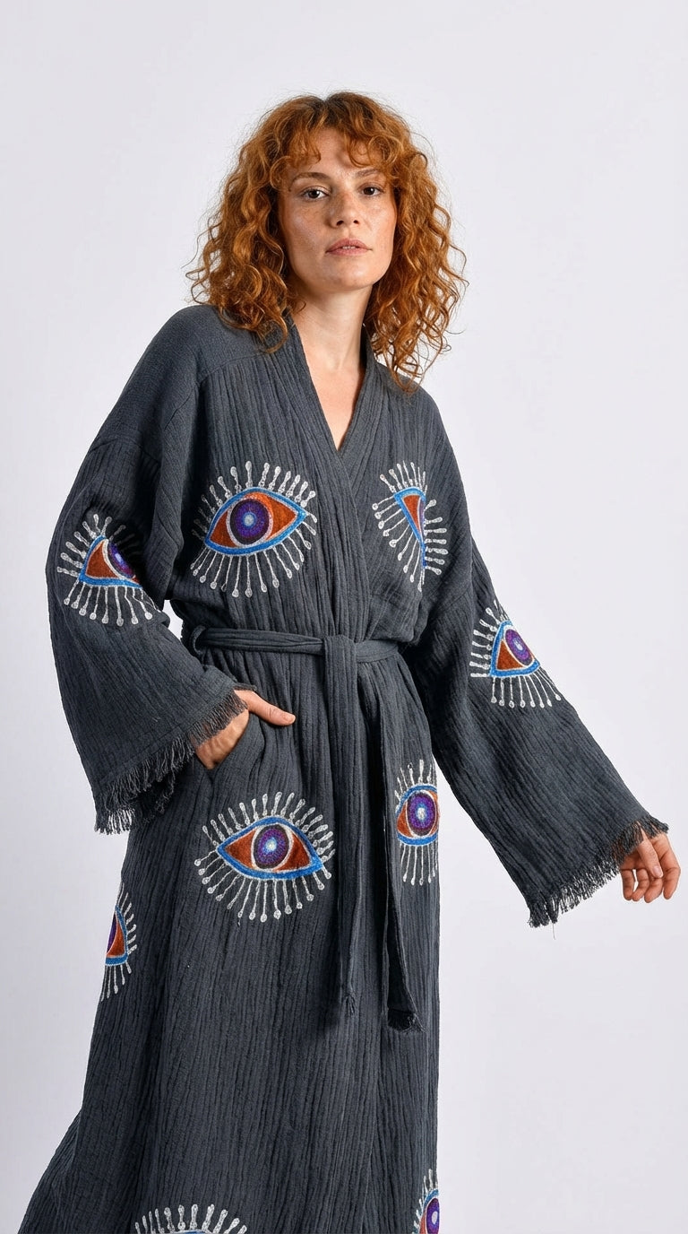 Anthracite VisionGuard Kimono
