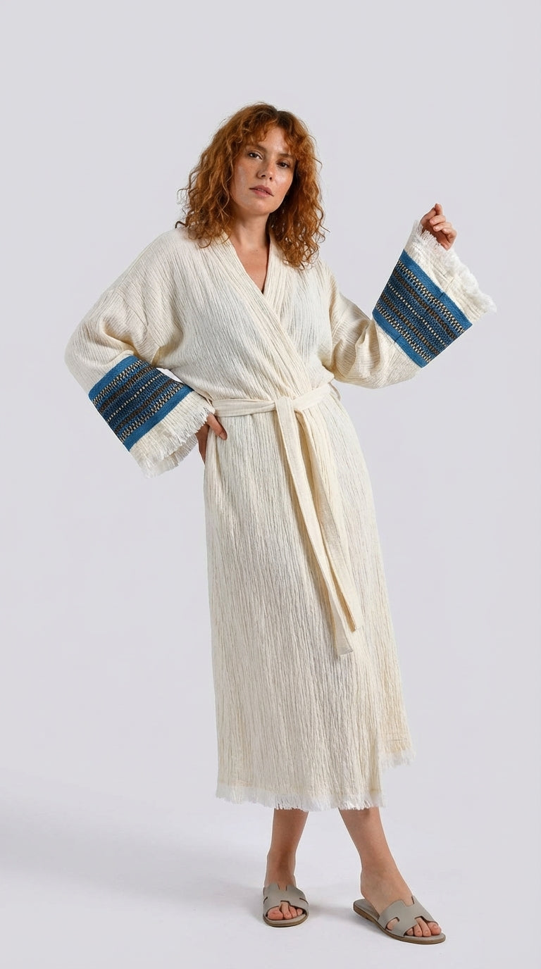 Natural Symbol Nomad Kimono - Blue Tone