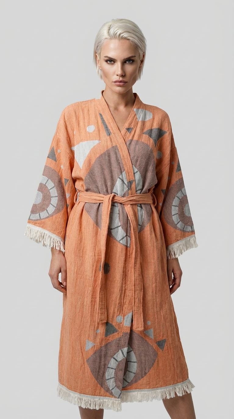 Brick Evil Eye Kimono
