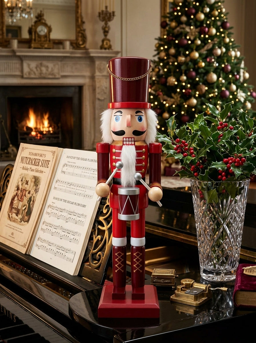 Royal Drummer Ahşap Fındıkkıran Kurşun Asker - 50 CM
