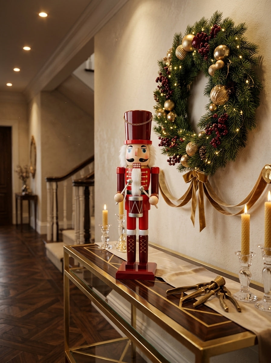 Royal Drummer Ahşap Fındıkkıran Kurşun Asker - 50 CM