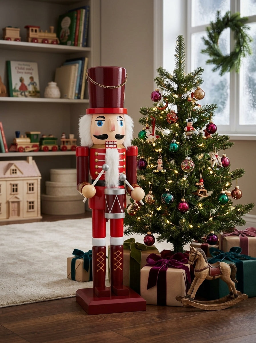 Royal Drummer Ahşap Fındıkkıran Kurşun Asker - 50 CM