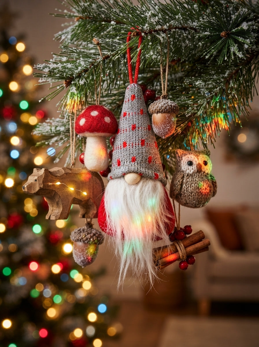 Nordic Heart Christmas Gnome Peluş Yılbaşı Ağaç Süsü