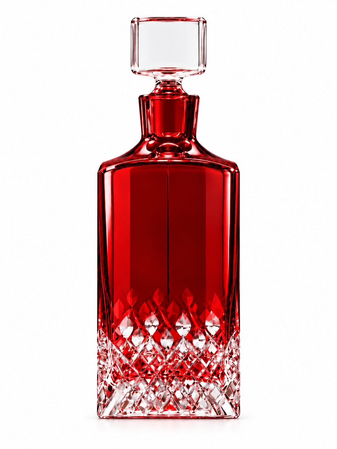 Ruby Royale Kare Kristal Şişe
