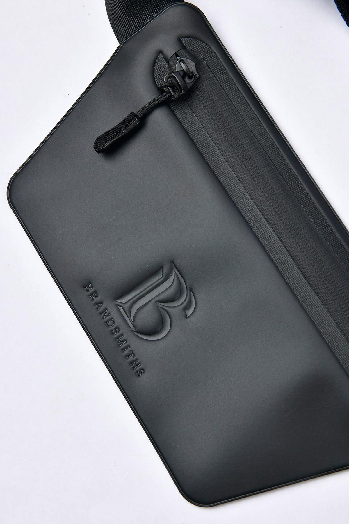 Onyx (Black) Slant Waist Bag
