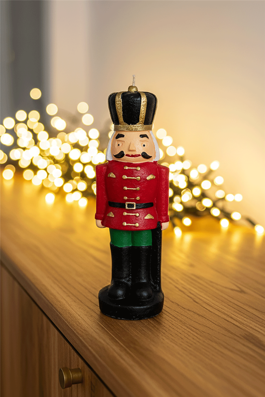Nutcracker Decorative Candle