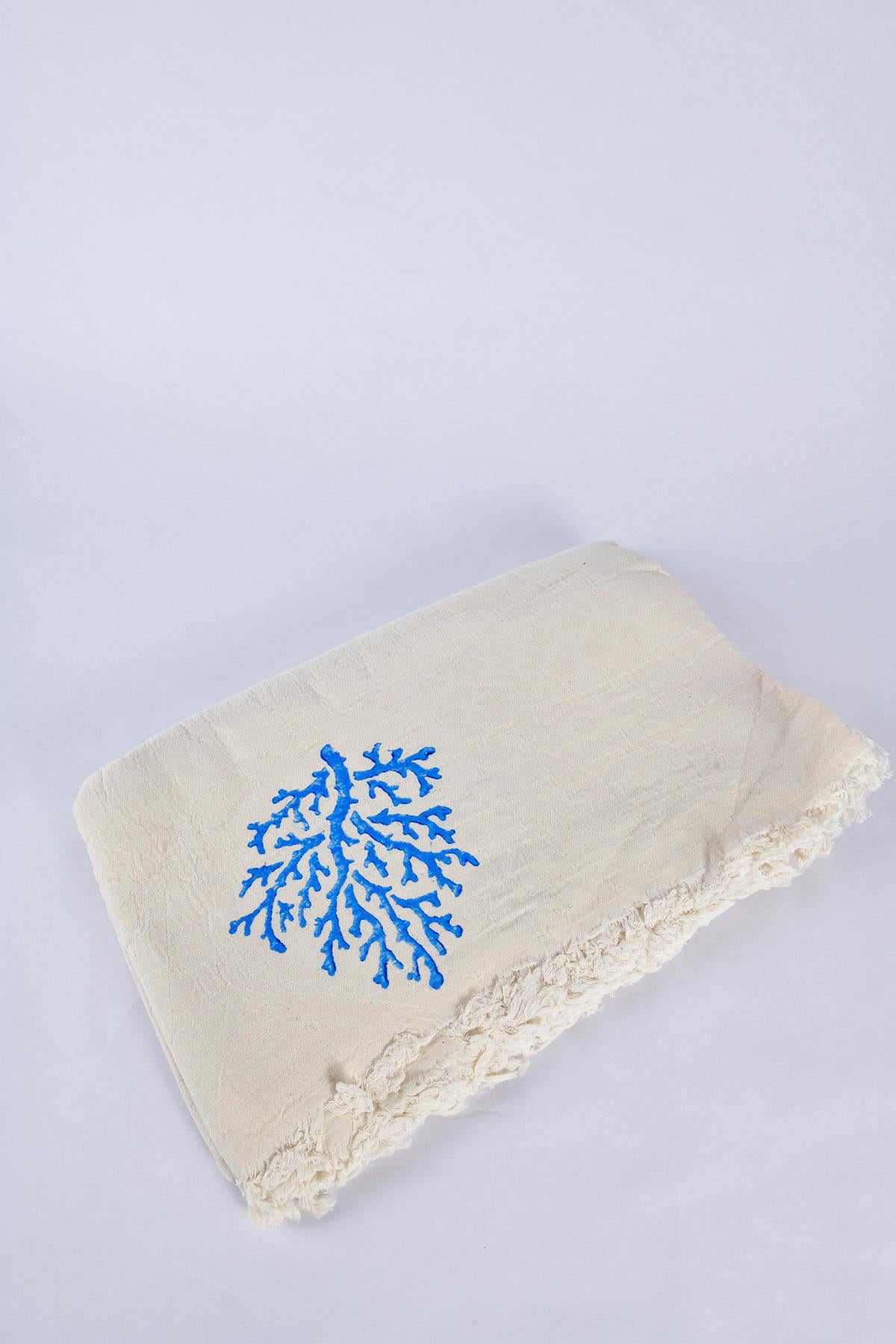 Tree of Life Blue Print Multi-Purpose Cover