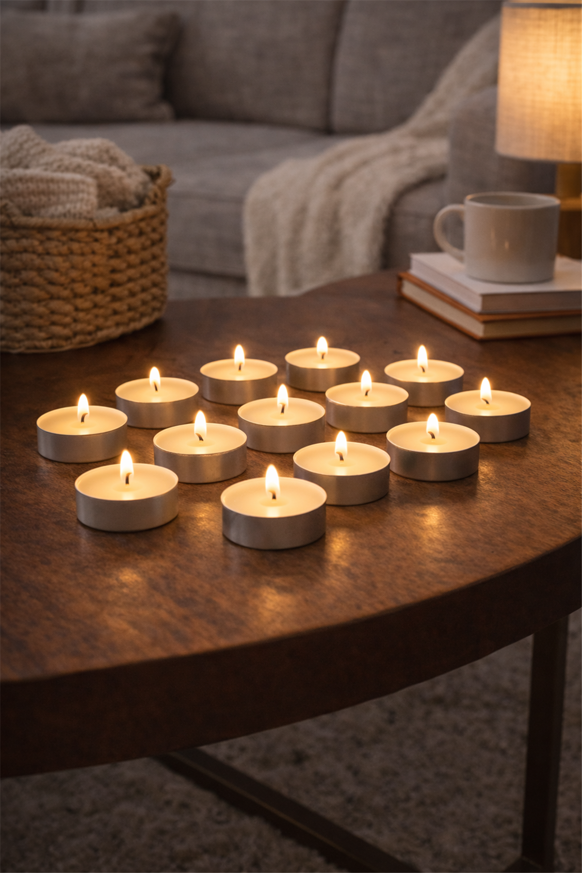 Pack of 25 Tealight Candles (Vanilla)