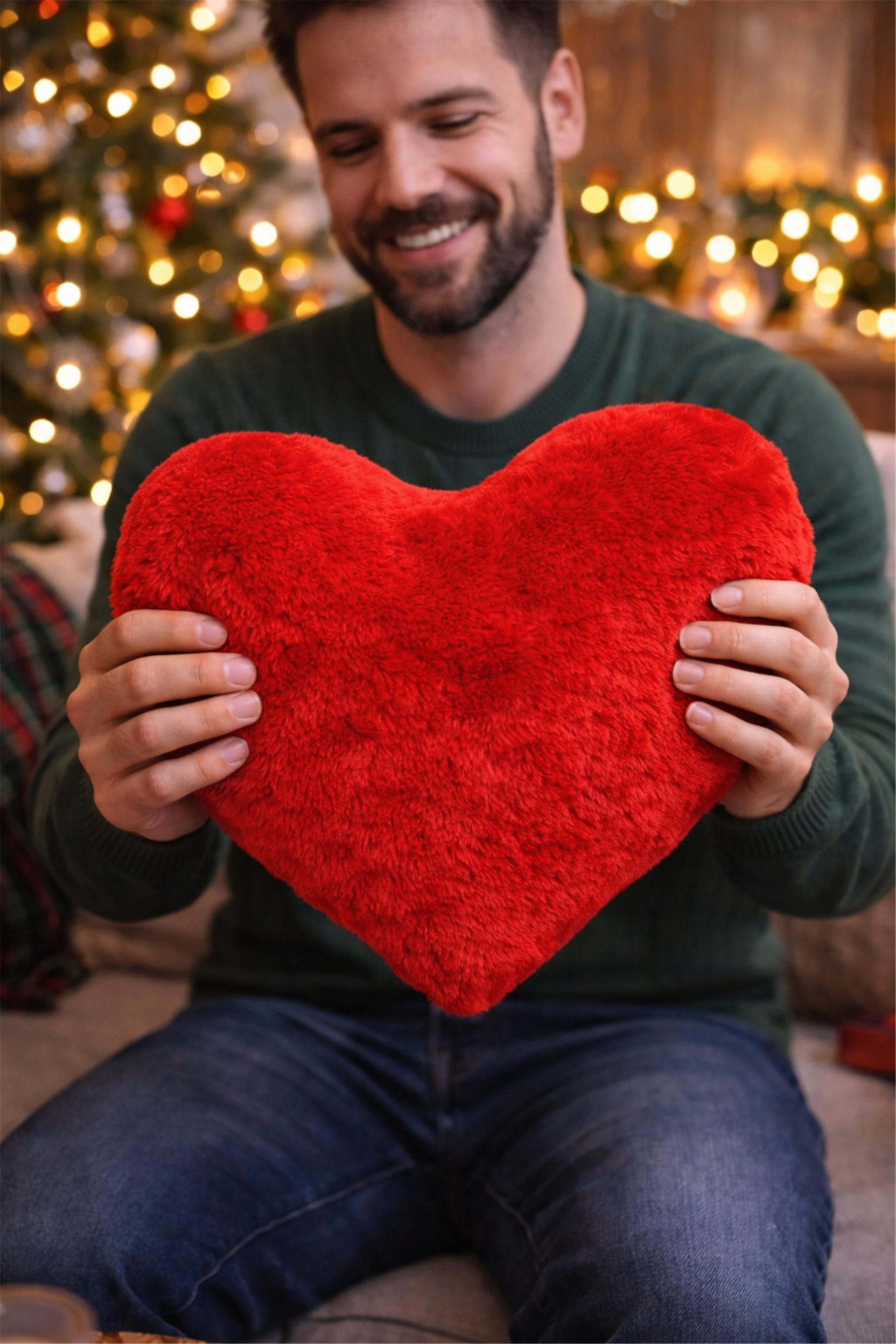 Heart-shaped Soft Cushion