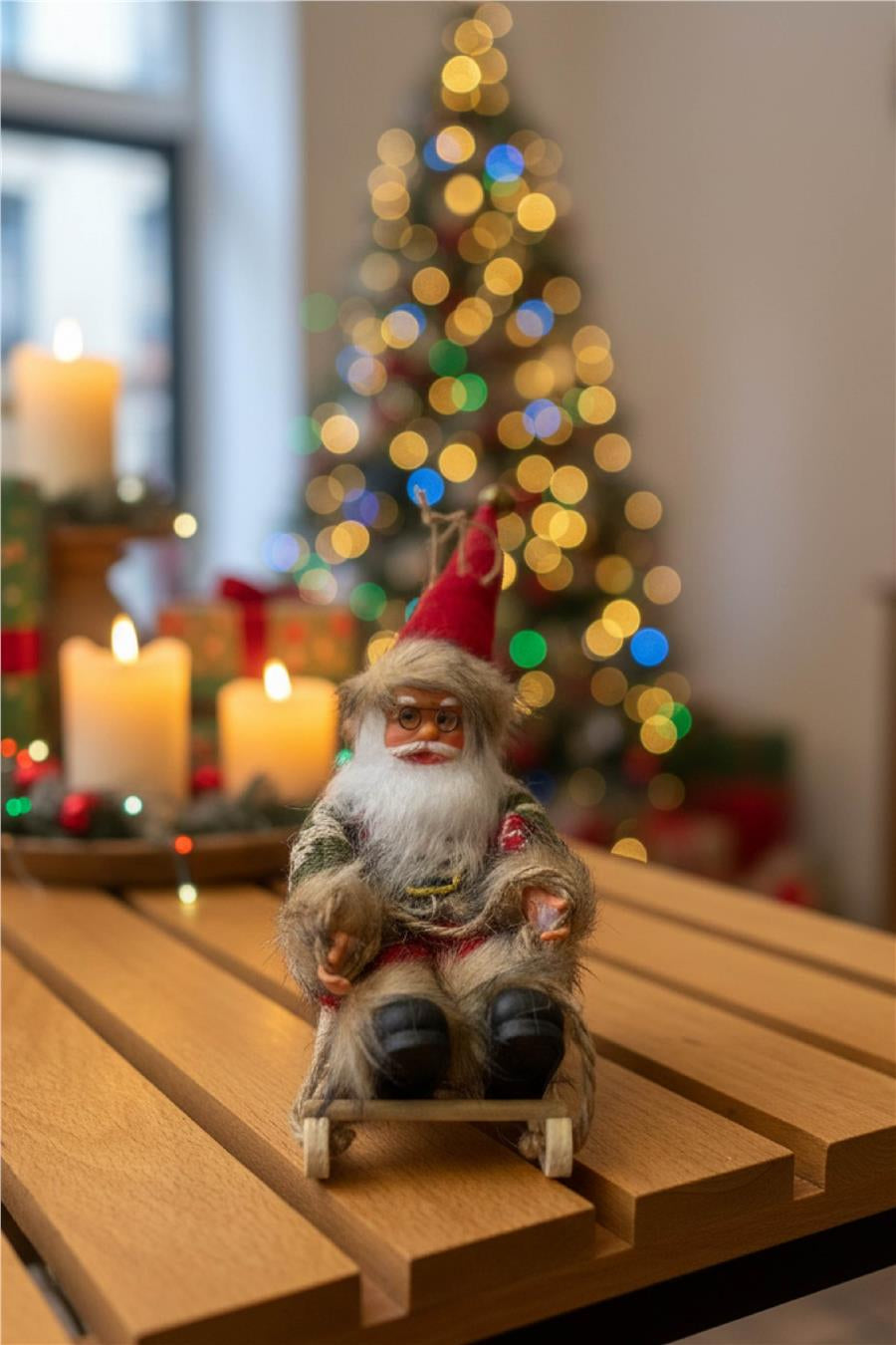 Kayak Üzerinde Noel Baba