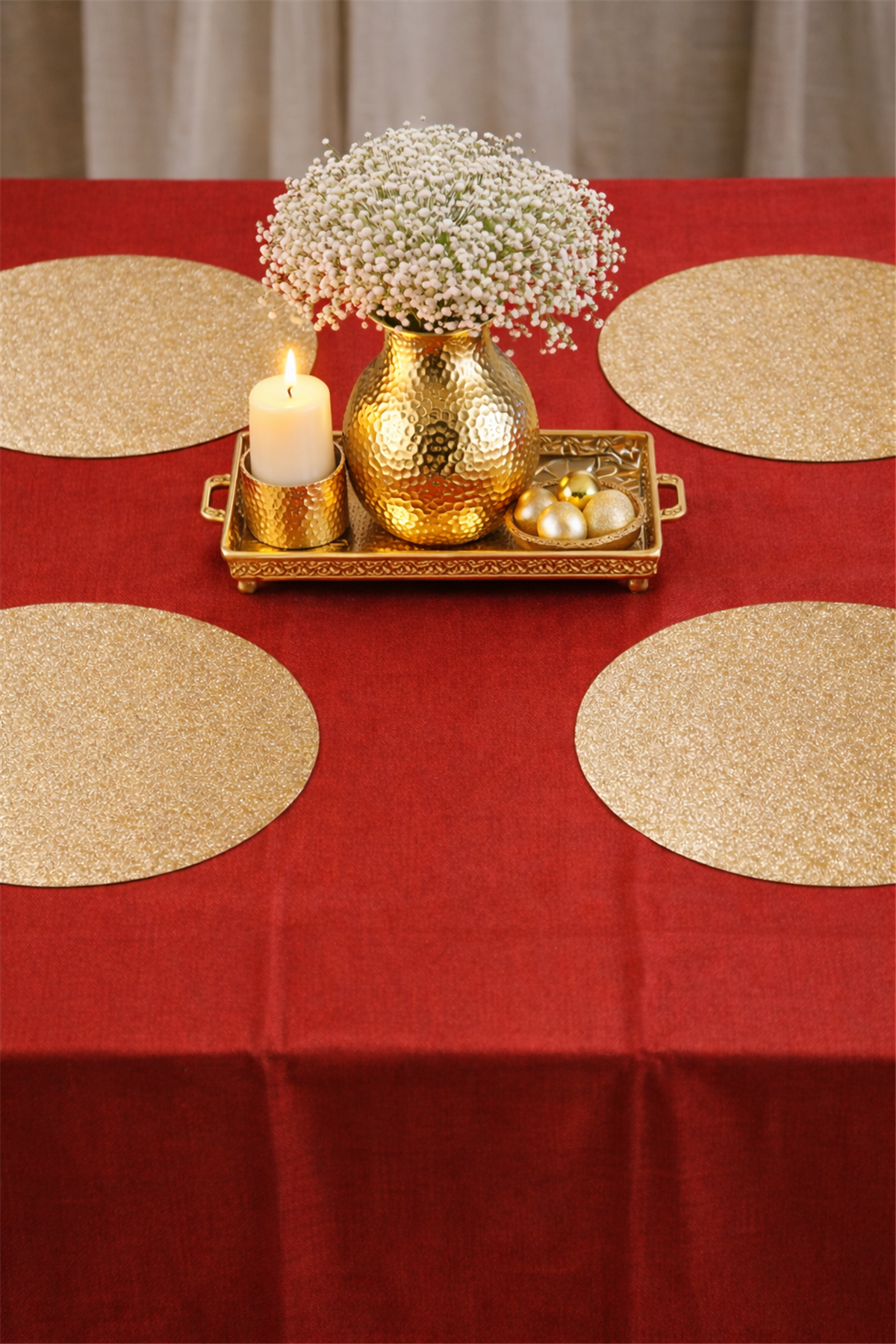 Gold Glitter Placemat (Set of 2)