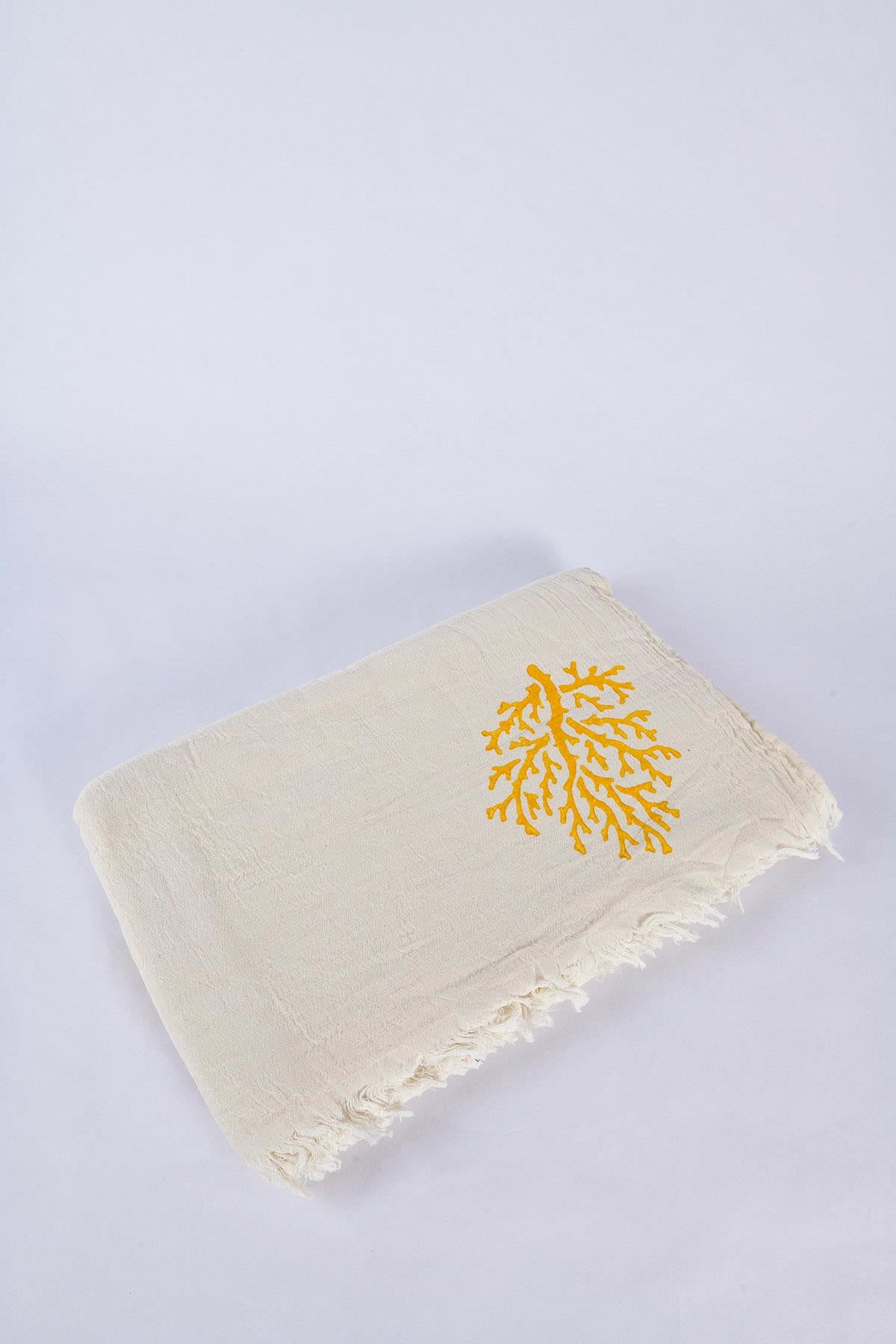 Tree of Life Yellow Print Multi-purpose Cover