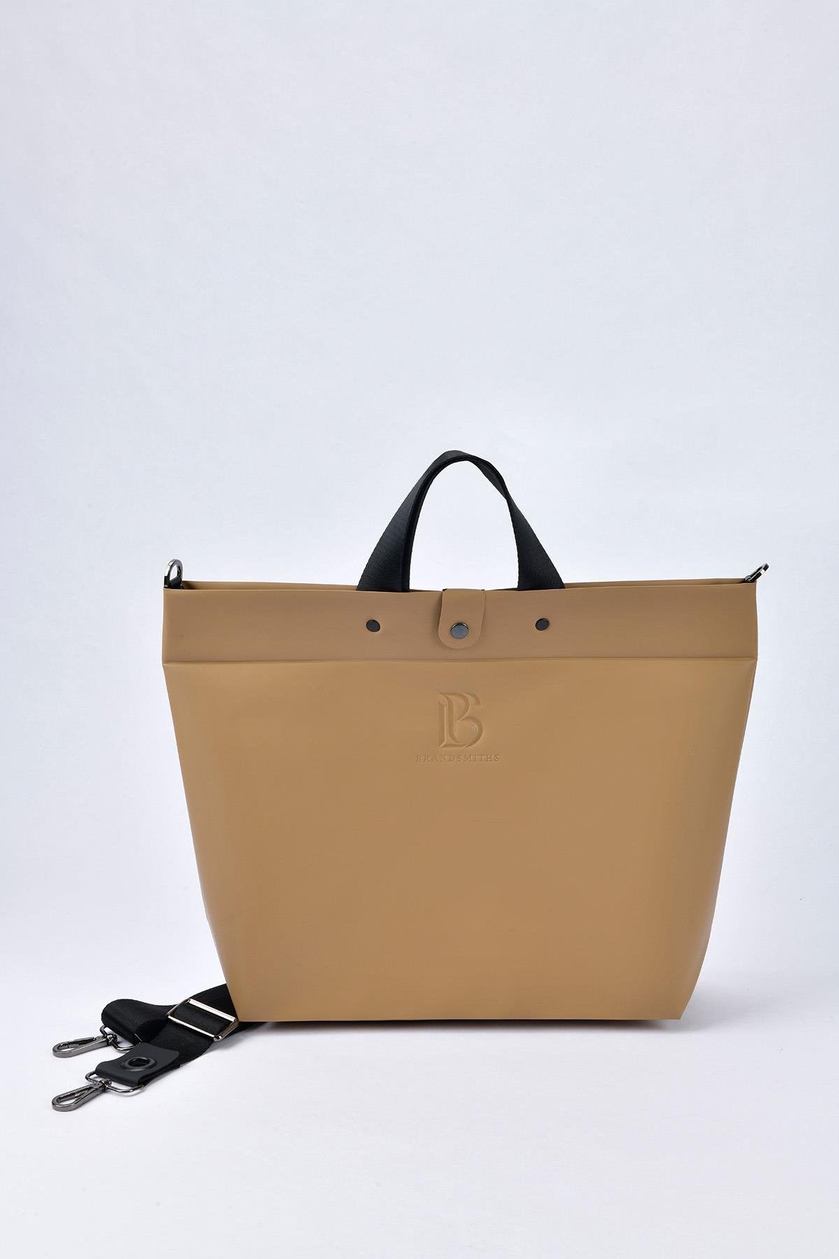 Camel Hair Loop Tote Bag