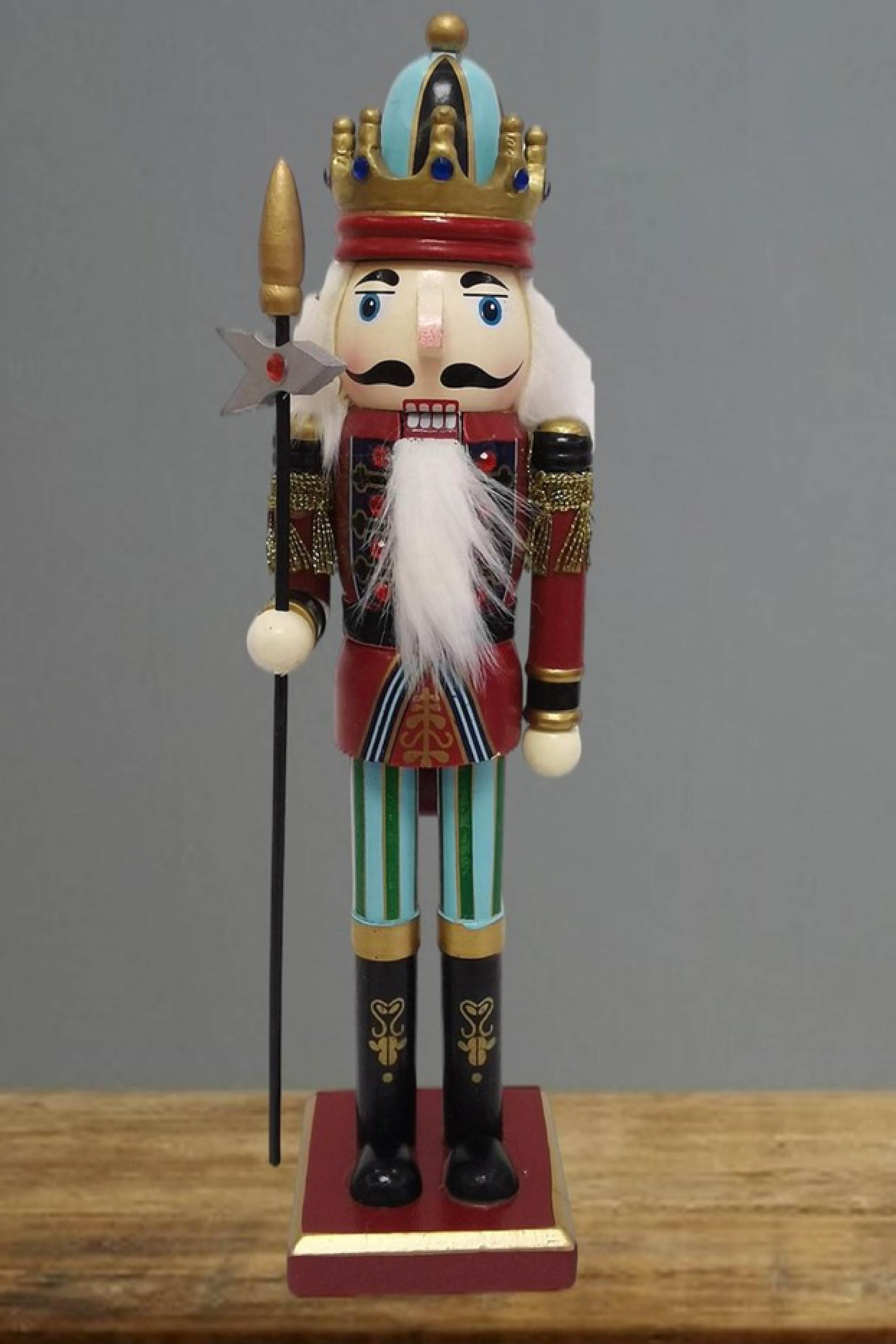 Lacivert Taçlı Kurşun Asker – 32 cm